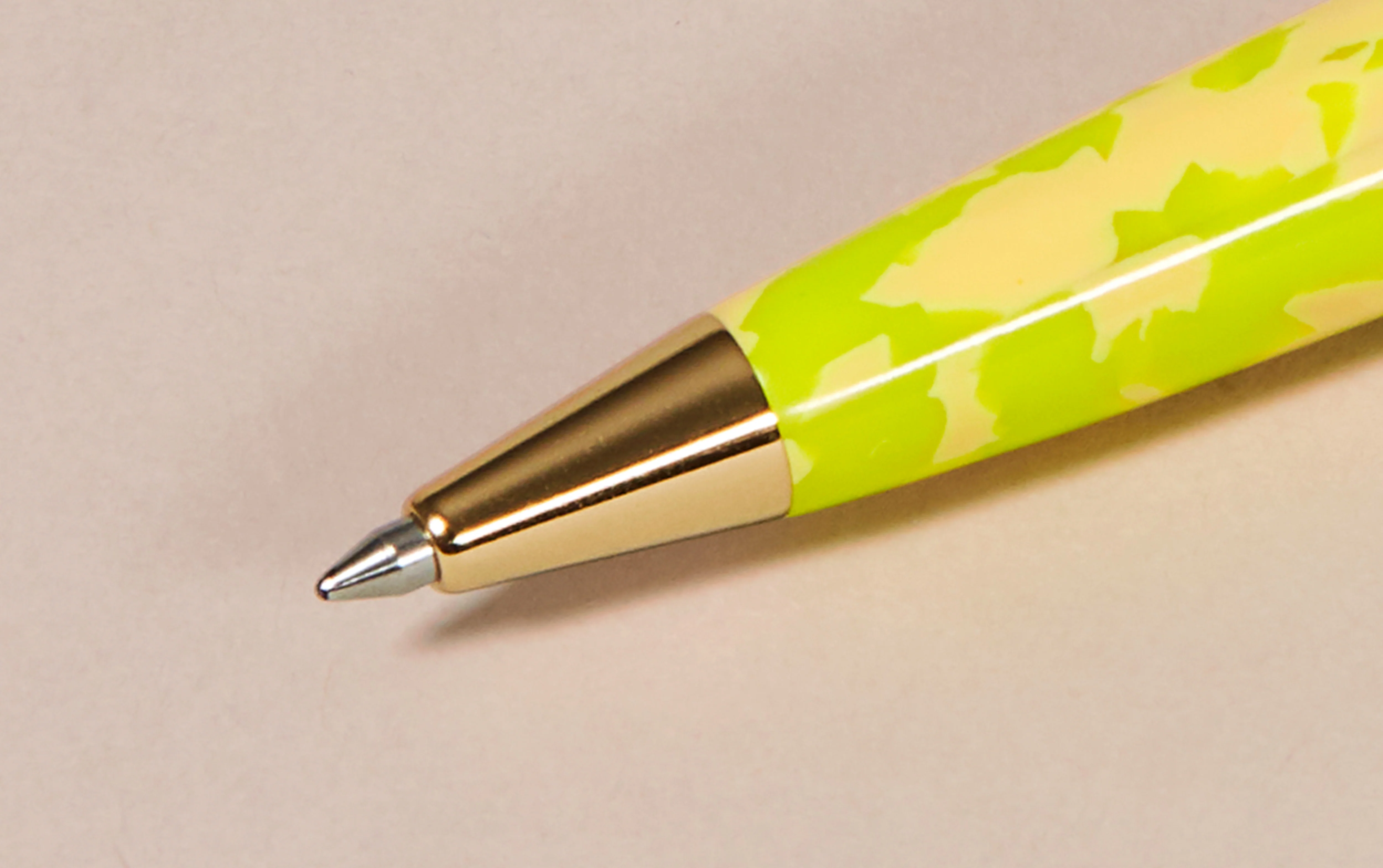 Ohnishi Seisakusho Lemon Sherbert Acetate Ballpoint Pen - Image 4